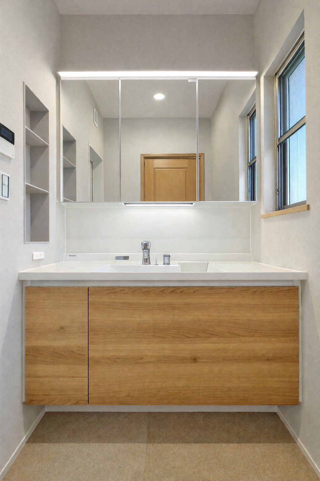 相模原市を拠点に行う水回りリフォーム事例｜八王子市の戸建て洗面所（水回り）リフォーム施工後2